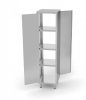 Szafa przelotowa z drzwiami na zawiasach 400 x 500 x 1800 mm POLGAST 312045-W 312045-W
